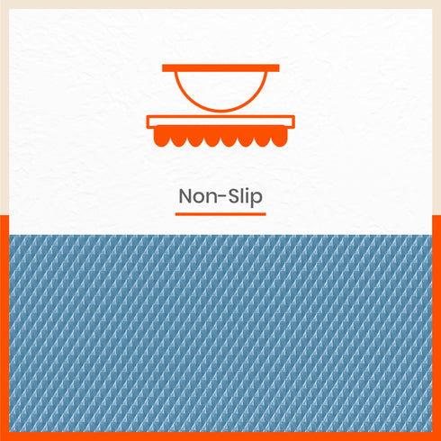 Vega Multipurpose Diamond Texture Shelf Liner | Blue (45cm X 150 cm 380 GSM Pack of 3)